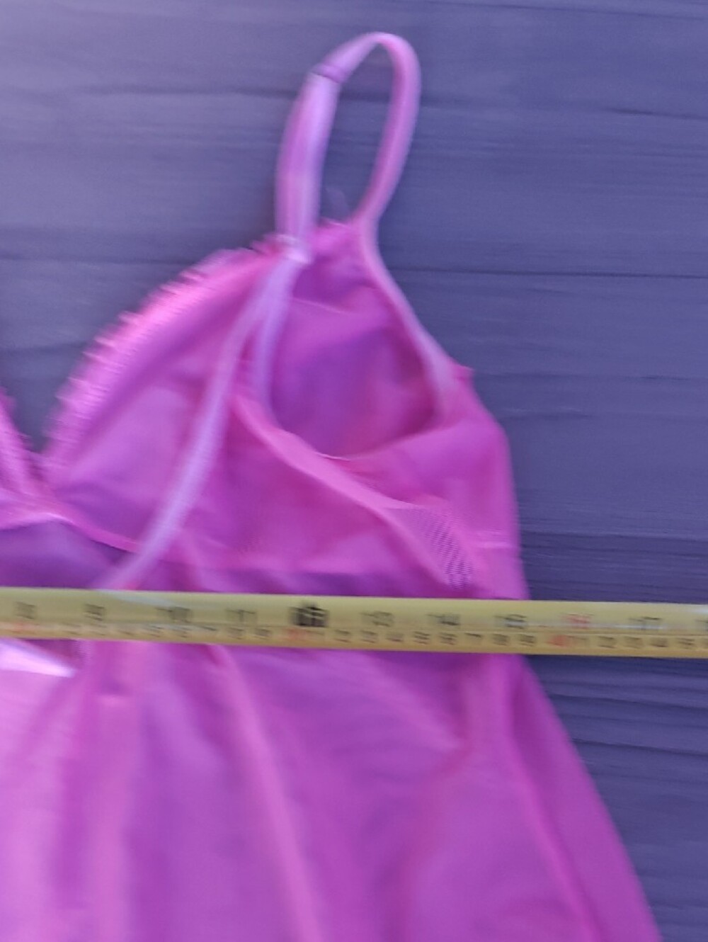 Vintage JESSICA Pink Sheer Mesh Babydoll Lingerie - Picture 6 of 7
